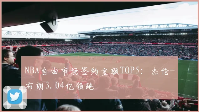 NBA自由市场签约金额TOP5：杰伦-布朗3.04亿领跑